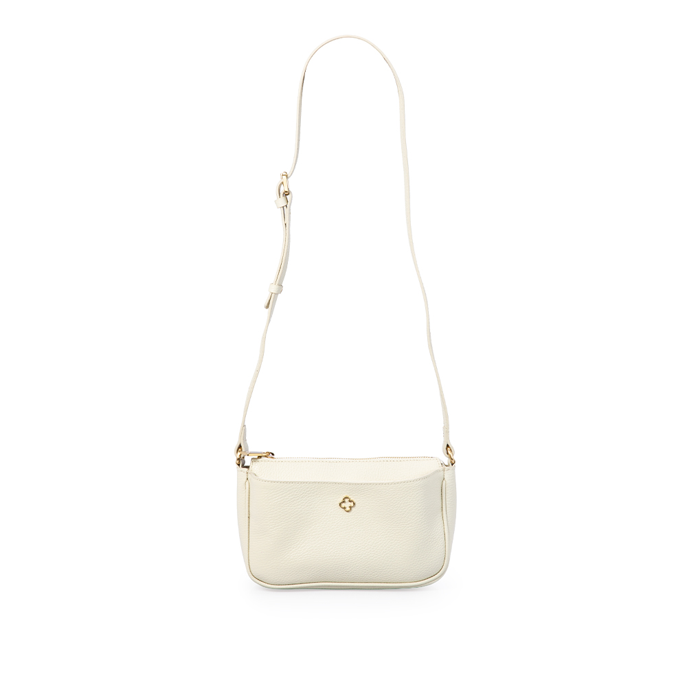 BOLSA PEQUENA TIRACOLO BRANCA DUNA DE COURO SHOULDER BAG image number 1