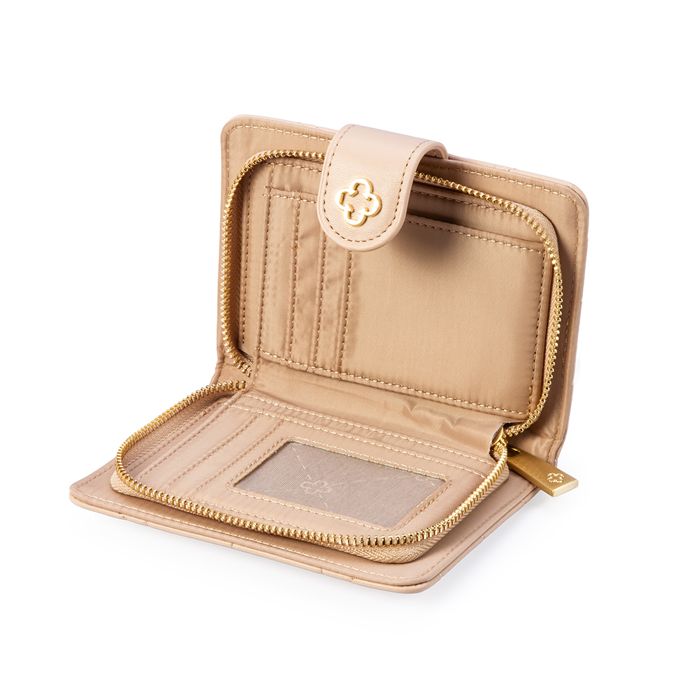 CARTEIRA NUDE SEDA MATELASS&Ecirc; image number 3