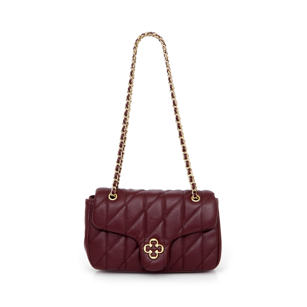 BOLSA PEQUENA TIRACOLO BORD&Ocirc; MATELASS&Ecirc; AL&Ccedil;A CORRENTE image number 0