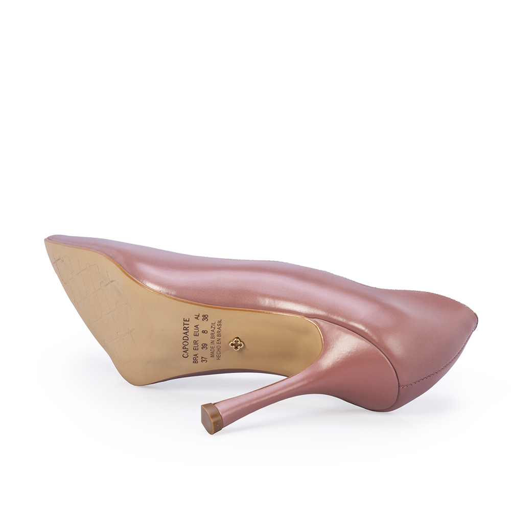 SCARPIN SALTO ALTO COURO MALVA image number 3