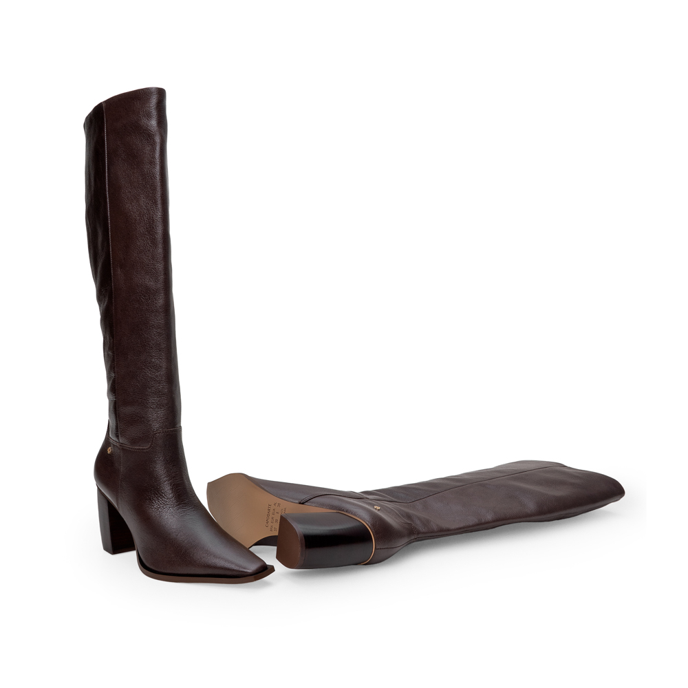 BOTA CANO LONGO MARROM TOBACCO DE COURO image number 4