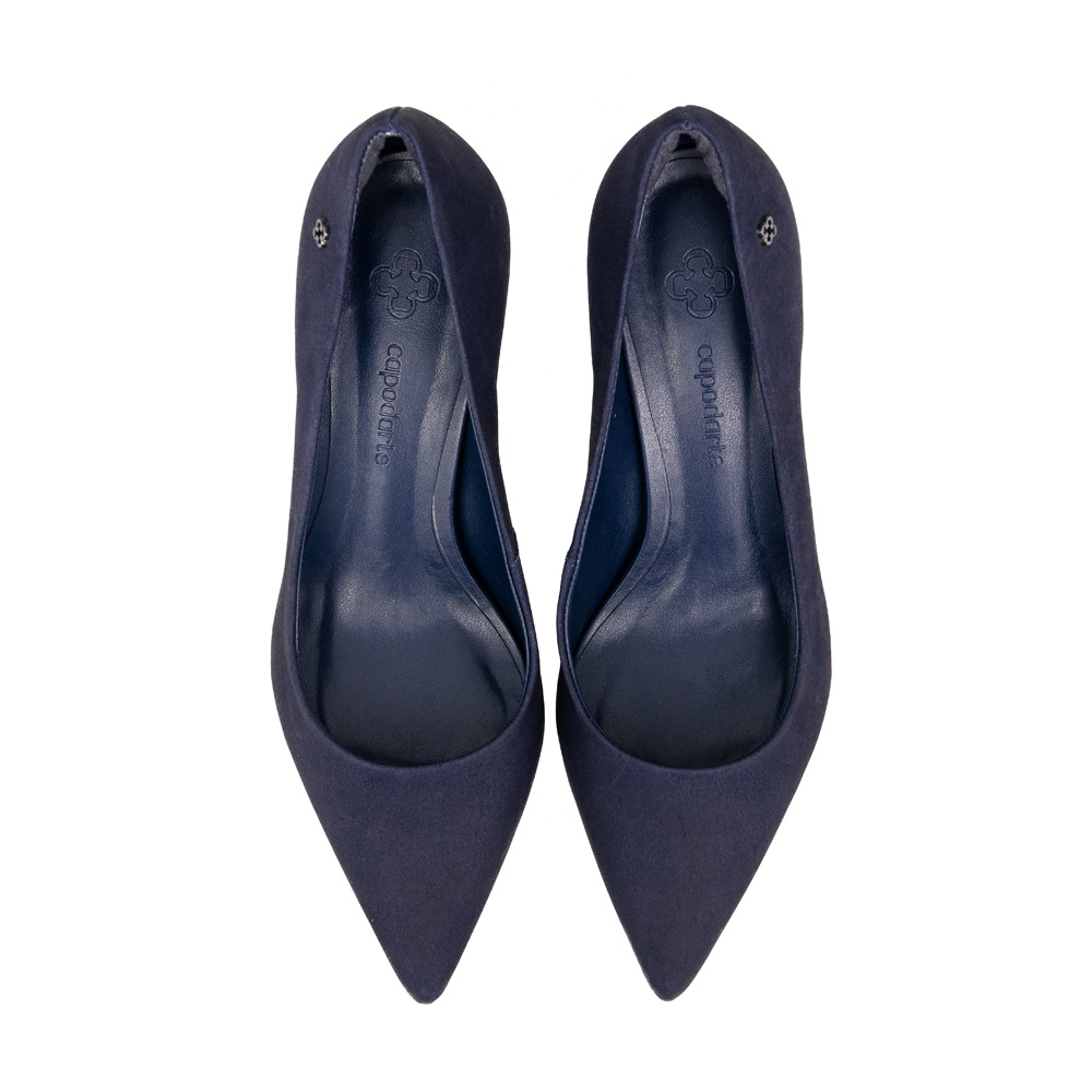 SCARPIN SALTO FINO MARINHO AZZURRO NOBUCK image number 4