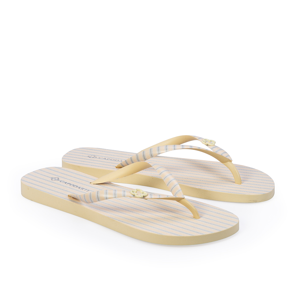 CHINELO DE DEDO CREME BRULLE  LISTRAS image number 1