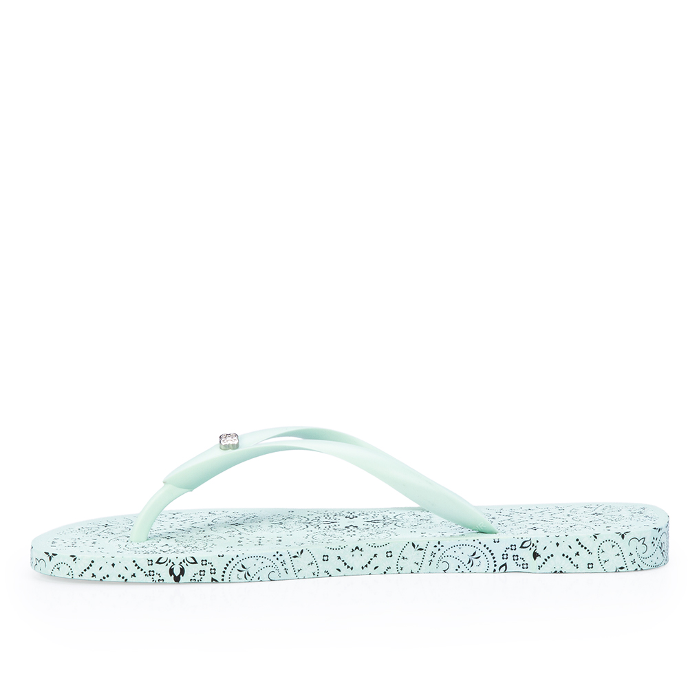 CHINELO DE DEDO ESTAMPA PAISLEY VERDE MATCHA image number 2