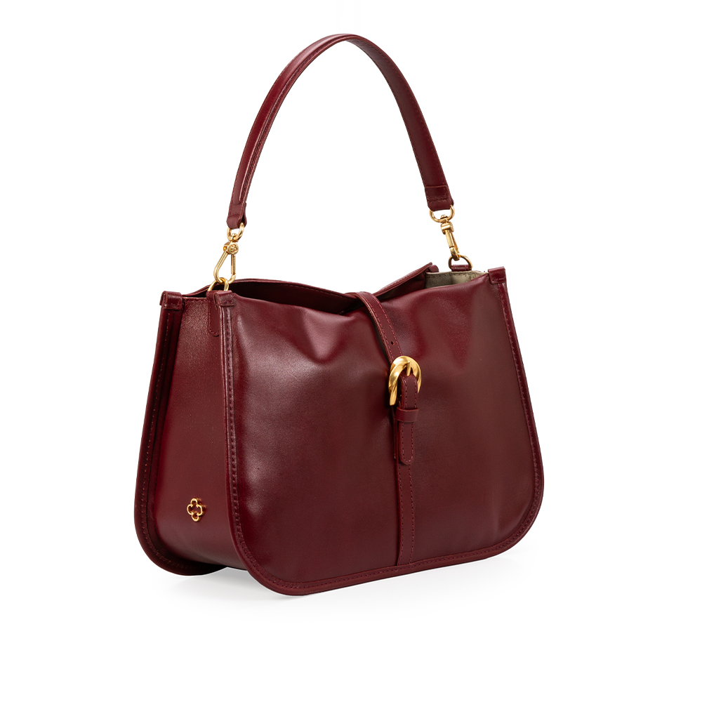 BOLSA COURO HOBO AMARONE image number 1