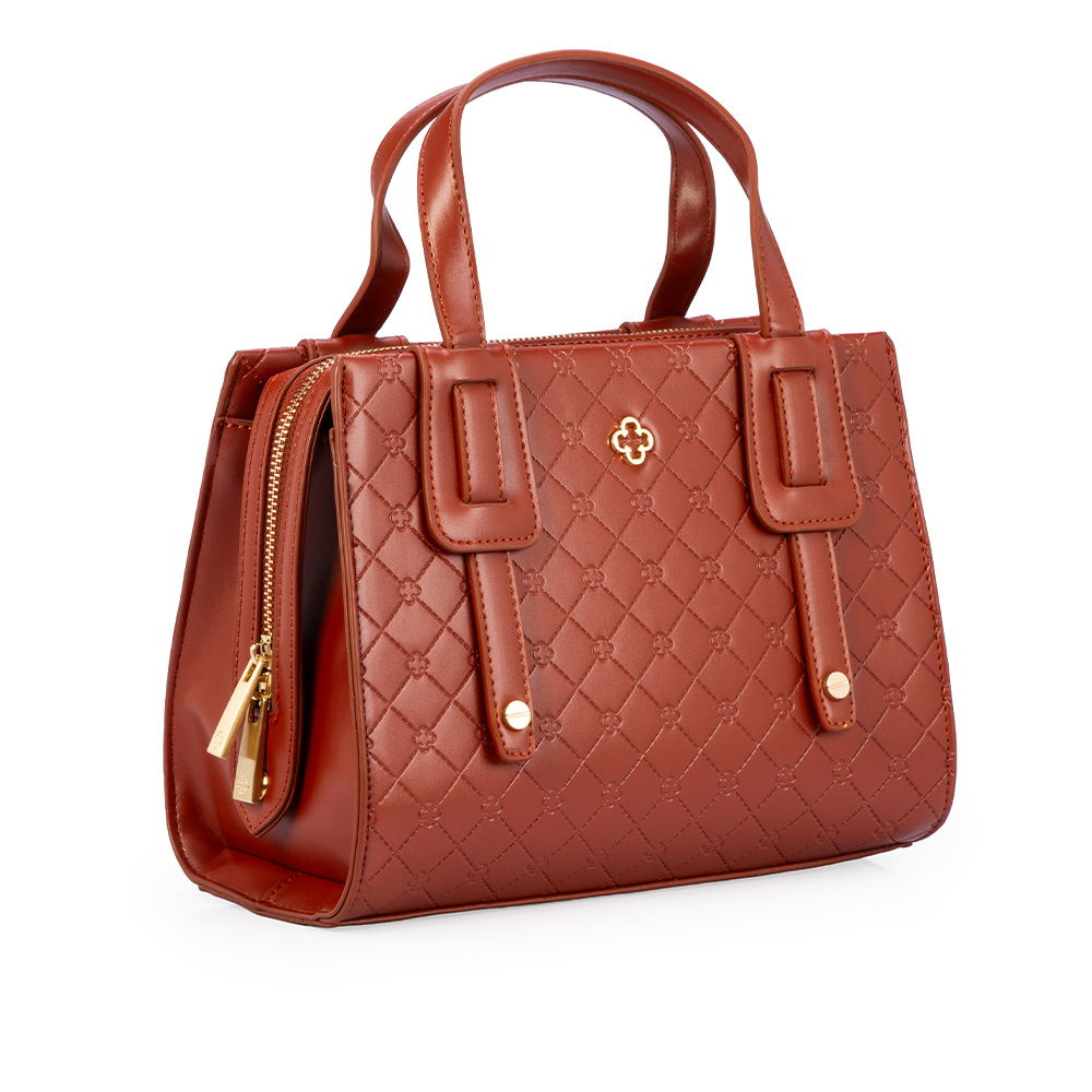 BOLSA M&Eacute;DIA CARAMELO MONOGRAMA TOTE image number 3