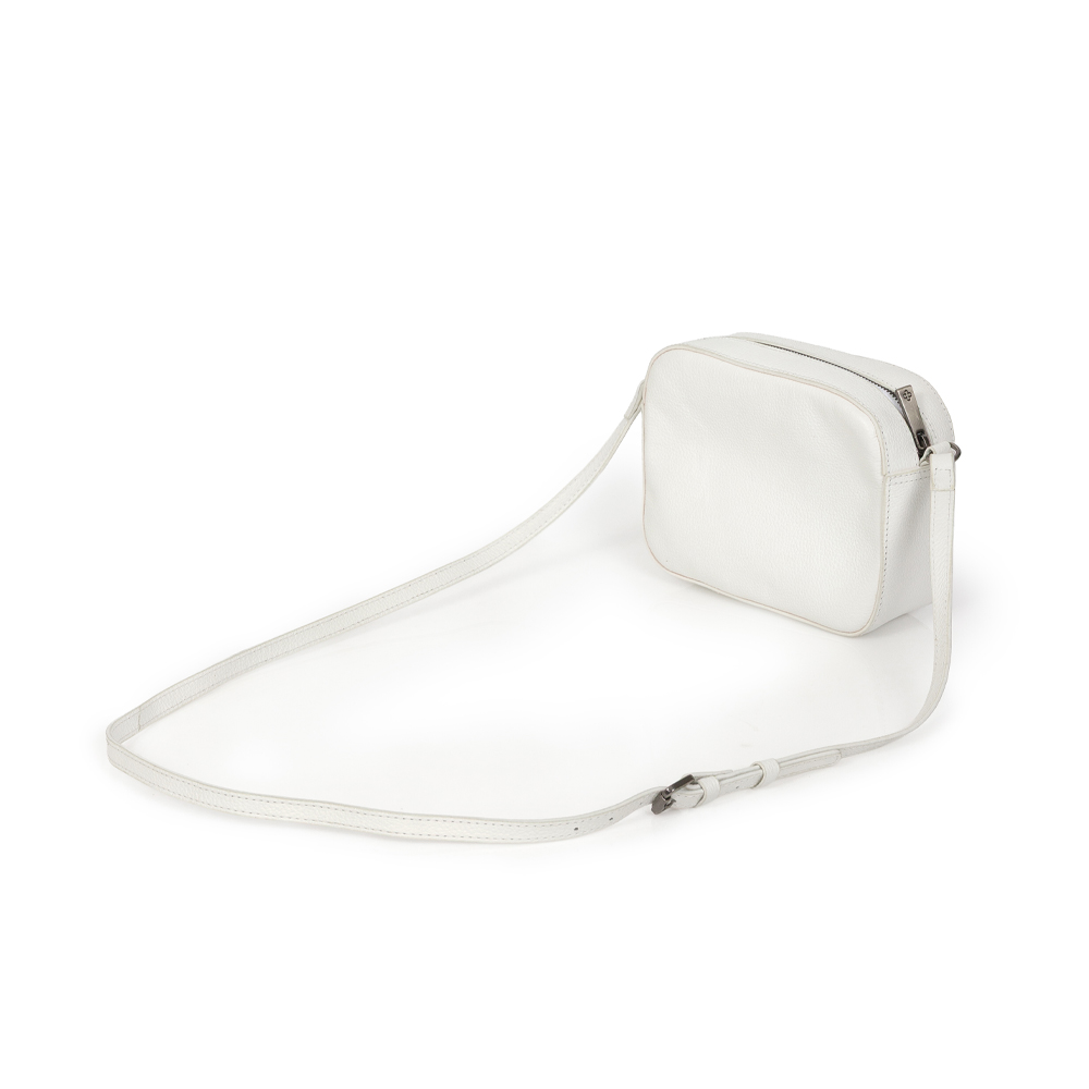 BOLSA PEQUENA BRANCA TIRACOLO COURO SHOULDER BAG image number 2