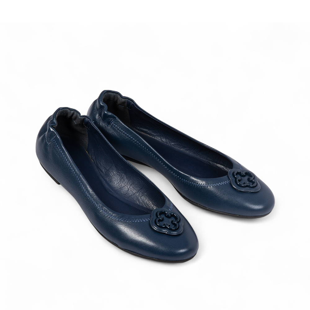 SAPATILHA INFANTIL MARINHO AZZURRO DE COURO CATHERINE image number 1