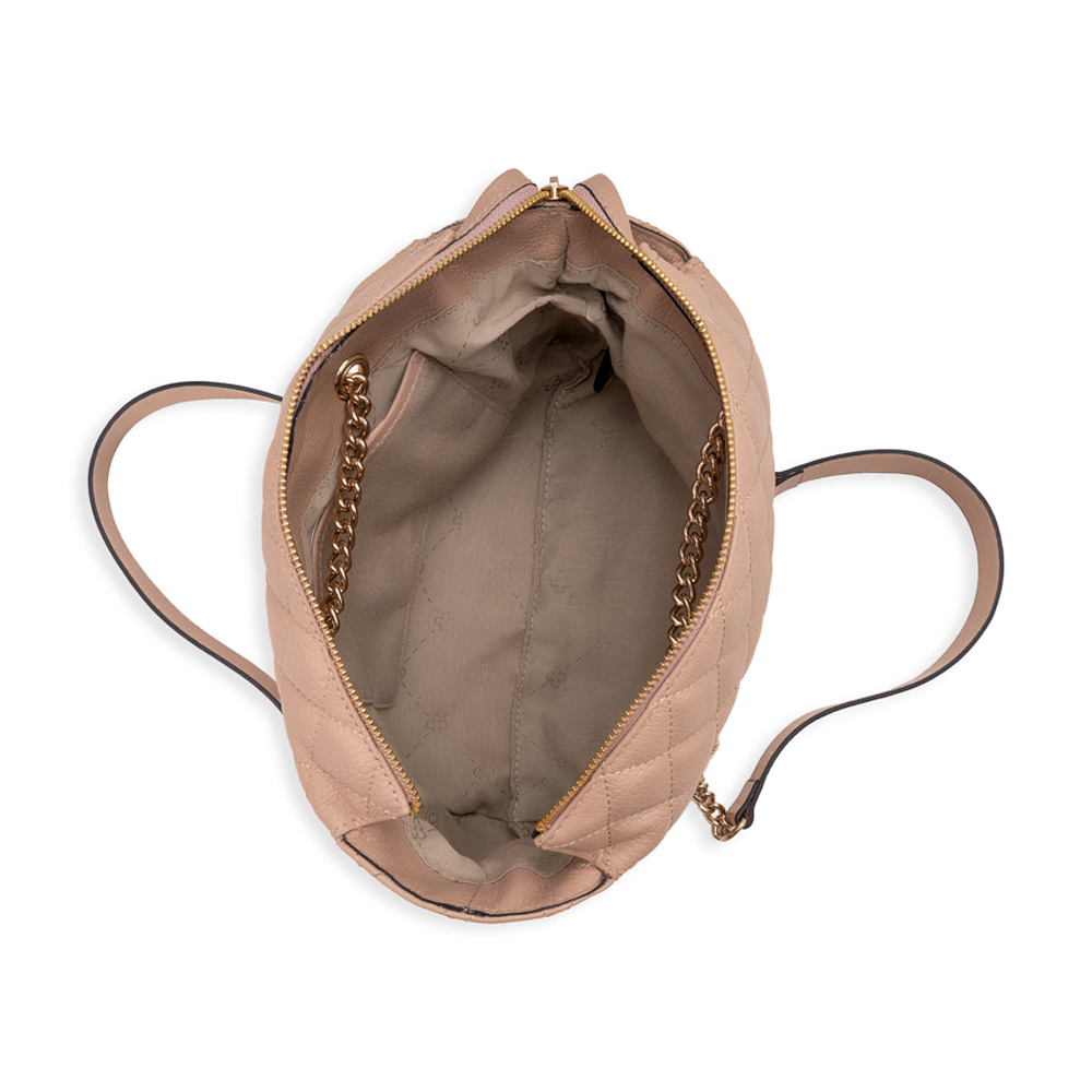 BOLSA NUDE SEDA COURO MATELASS&Ecirc; HOBO image number 4