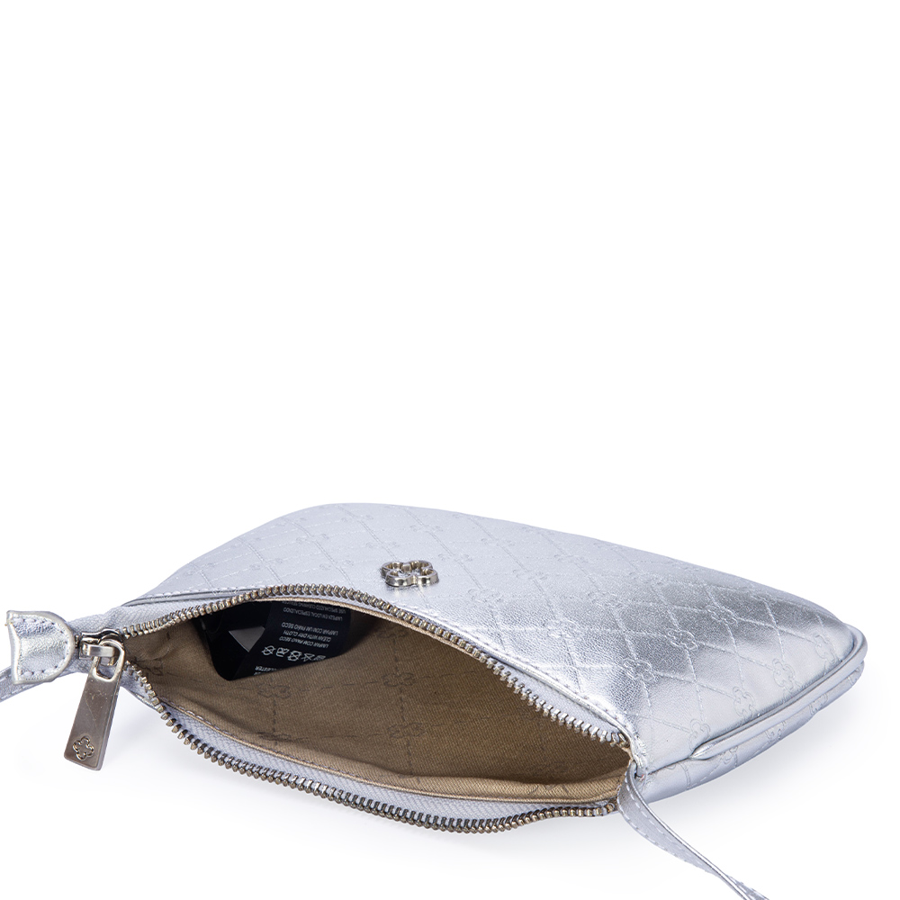 BOLSA TIRACOLO PRATEADA MONOGRAMA SHOULDER BAG PIETRA image number 4