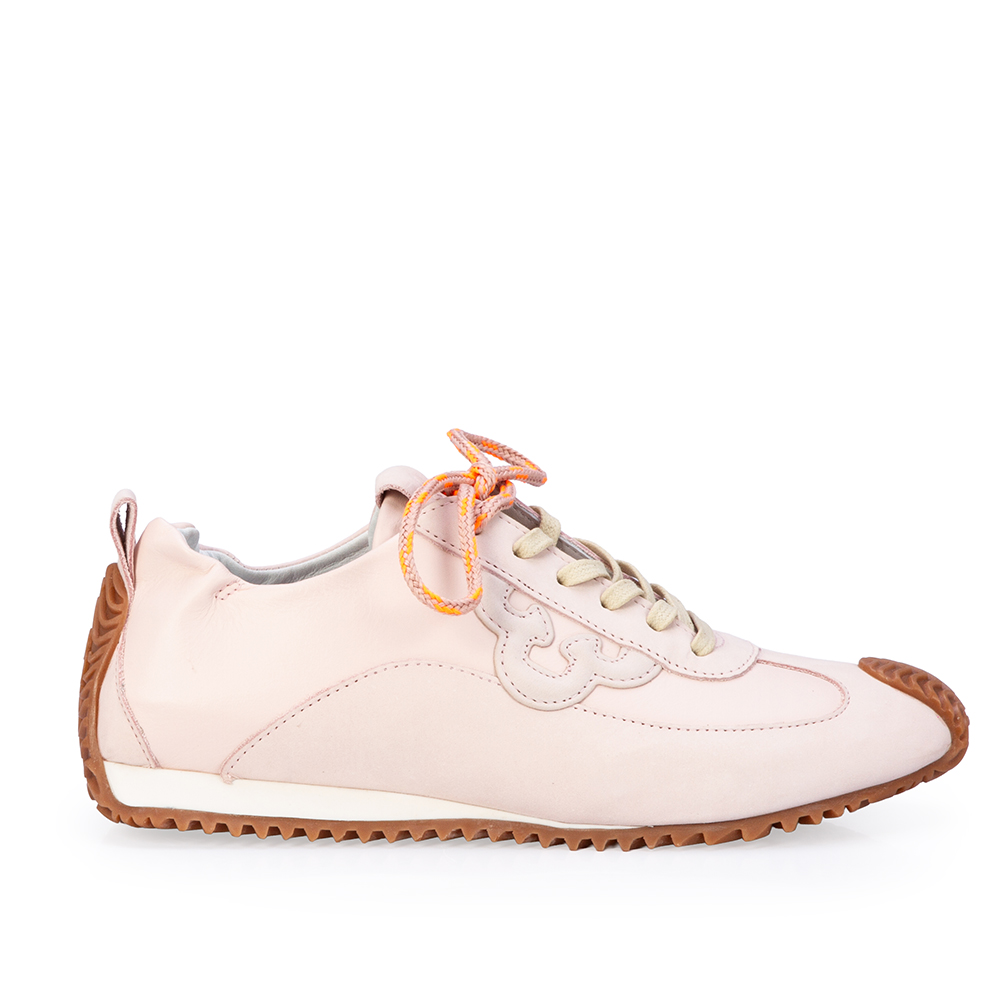 T&Ecirc;NIS FEMININO SNEAKERS COURO ROSA PE&Ocirc;NIA  AMARRA&Ccedil;&Atilde;O image number 0
