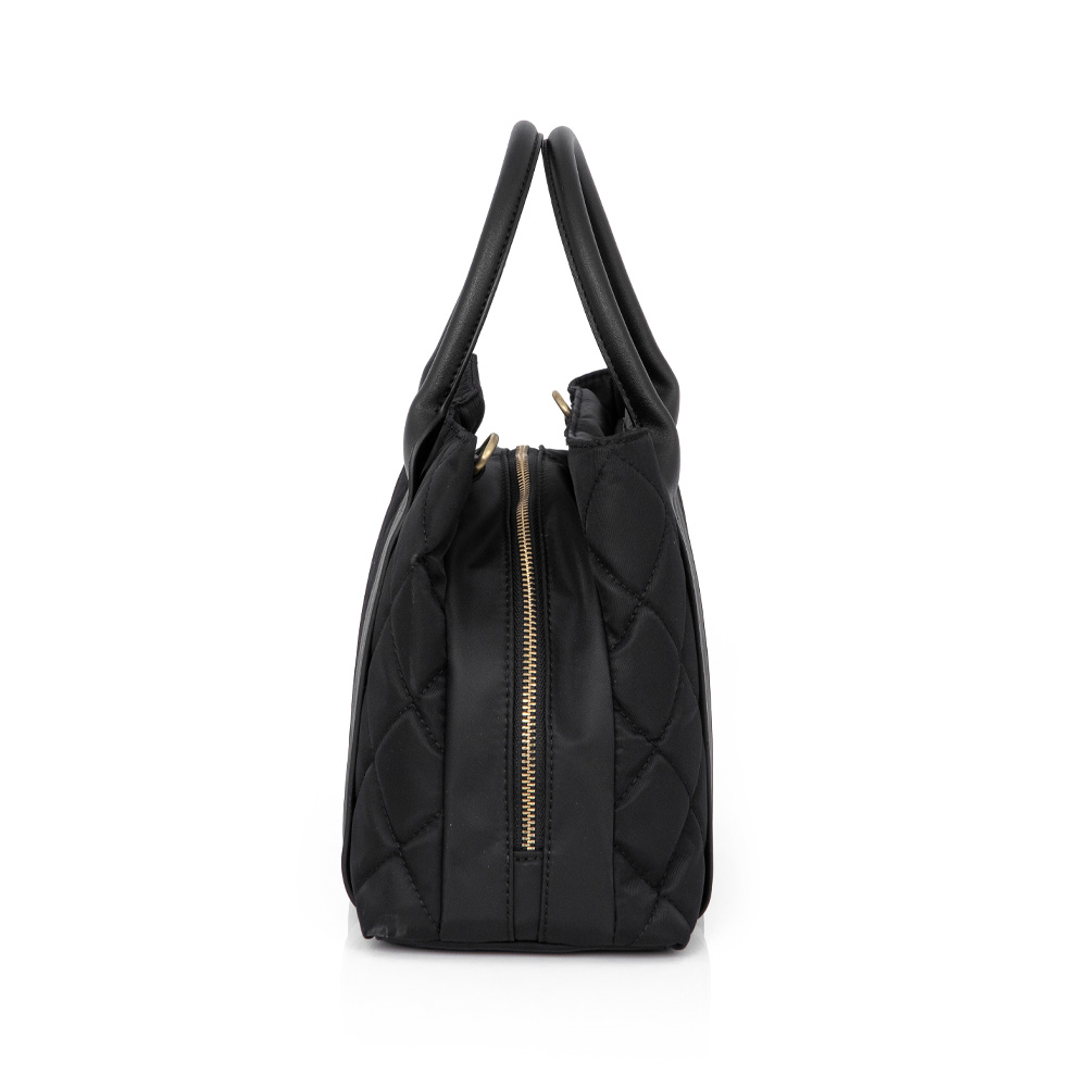 BOLSA TOTE PRETA M&Eacute;DIA image number 3