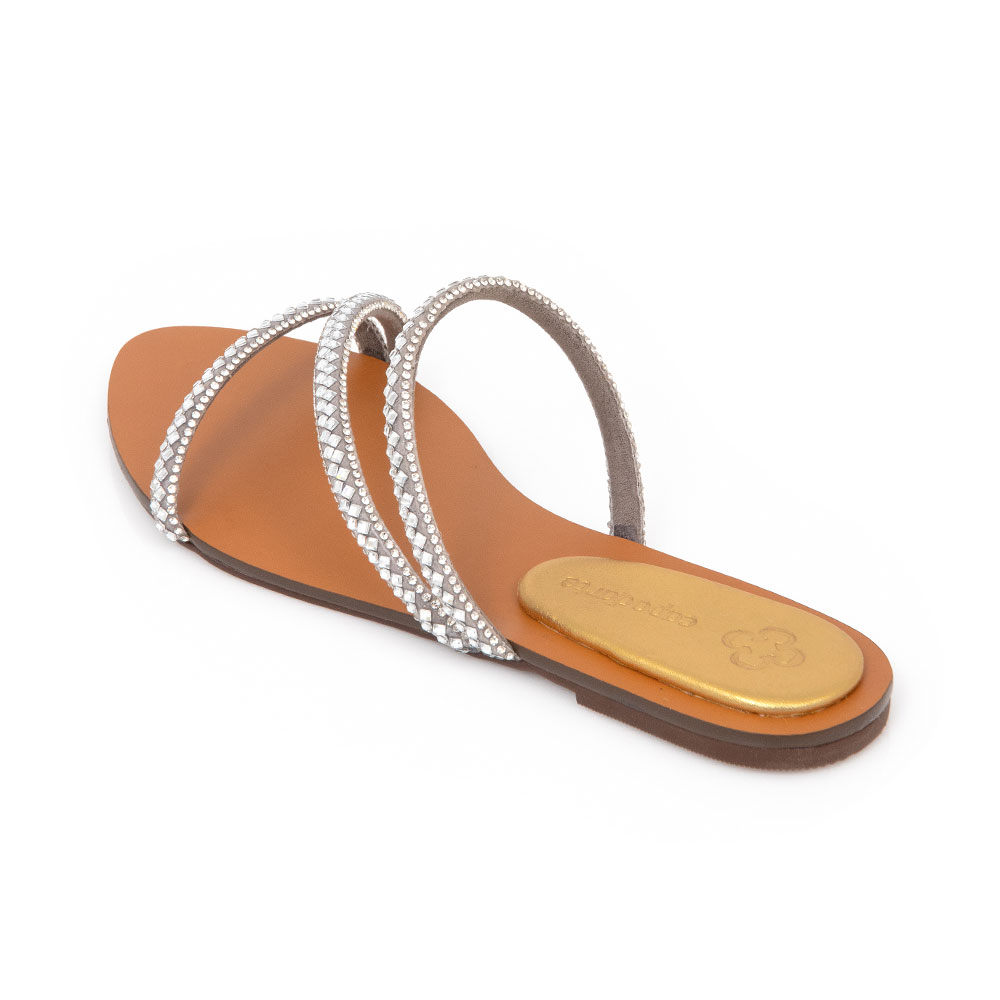 CHINELO RASTEIRA PRATA PEDRARIAS image number 2