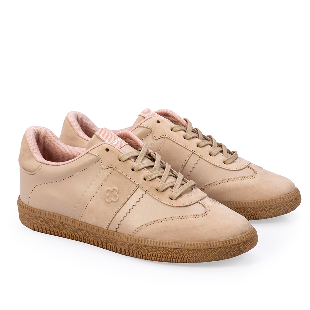 T&Ecirc;NIS COURO NOBUCK NUDE SEDA AMARRA&Ccedil;&Atilde;O FEMININO image number 1