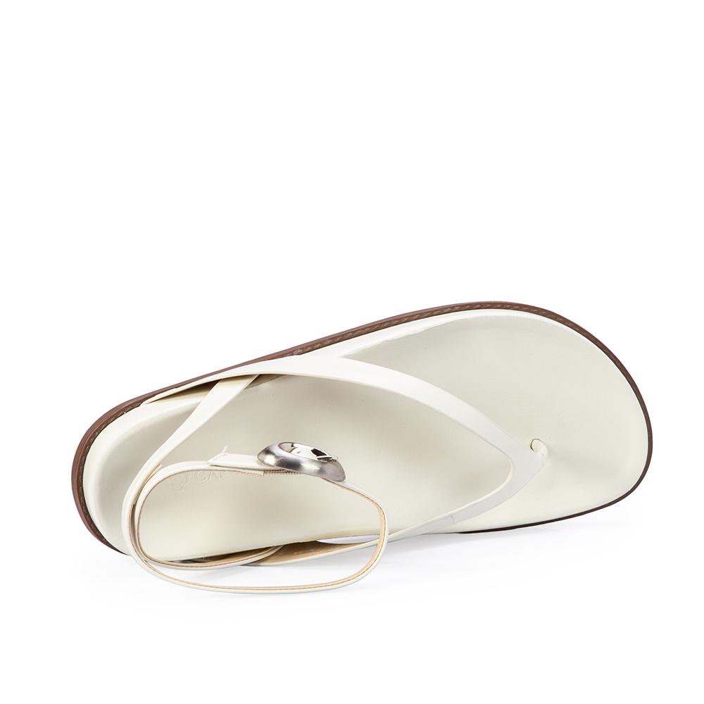 SAND&Aacute;LIA PAPETE BRANCA DUNA DE COURO image number 4