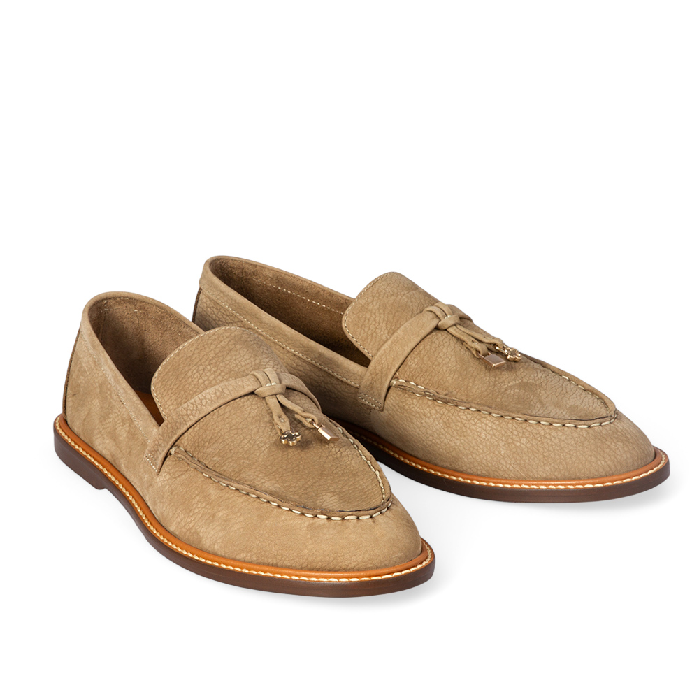 LOAFER MOCASSIM VERDE ALBERO COURO NOBUCK image number 1