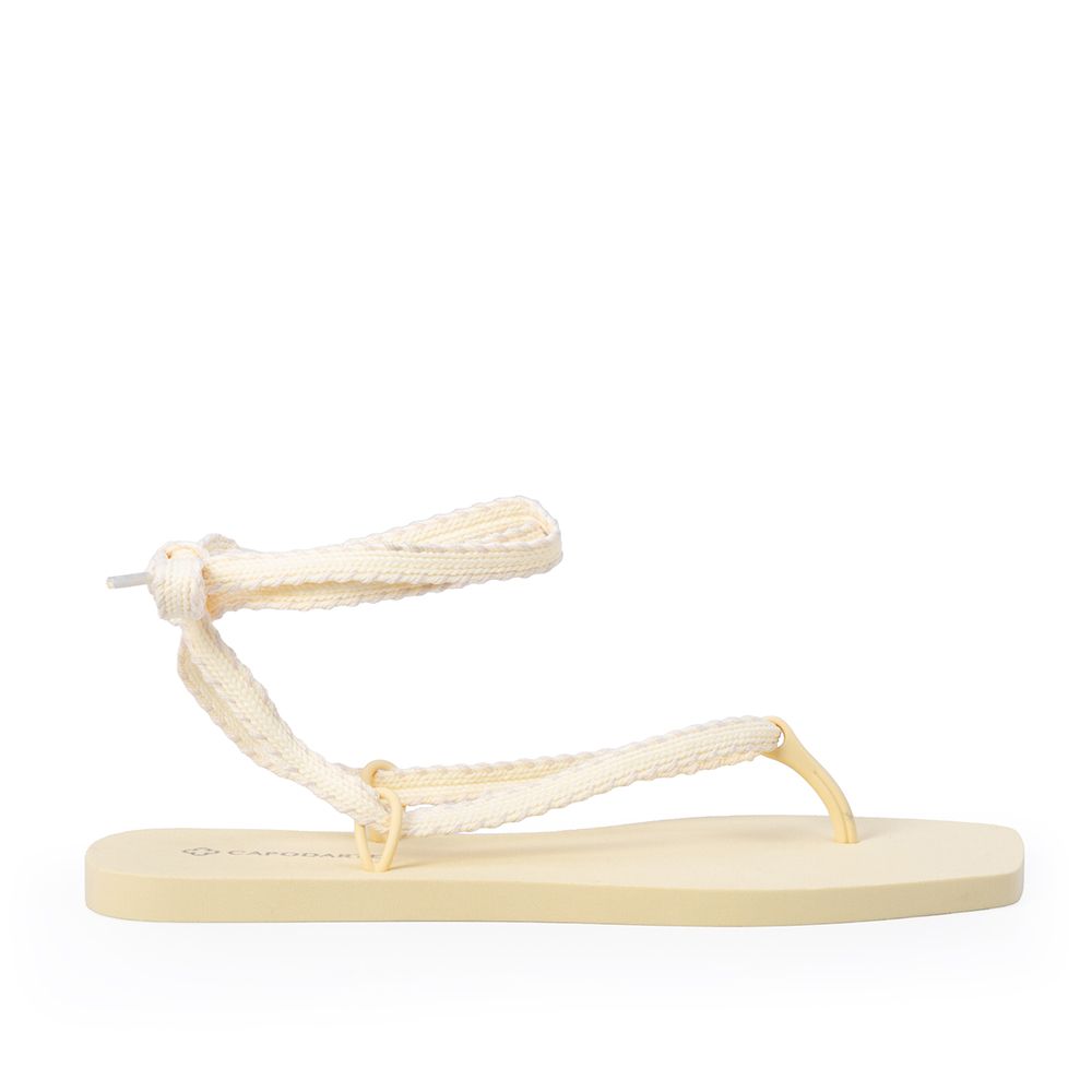 CHINELO DE DEDO INJETADO AMARRA&Ccedil;&Atilde;O AMARELO BRULLE CRU image number 0