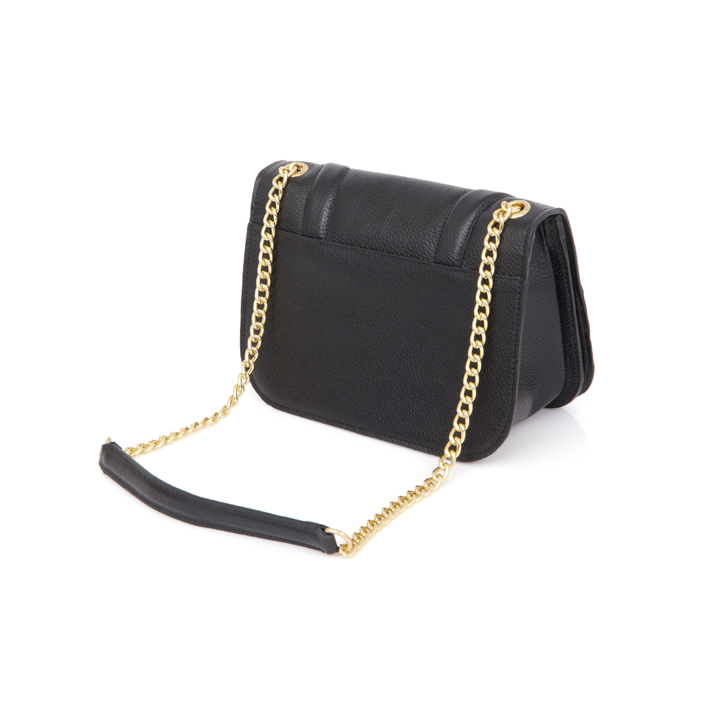 BOLSA CAPODARTE COURO PRETA SHOULDER BAG image number 2