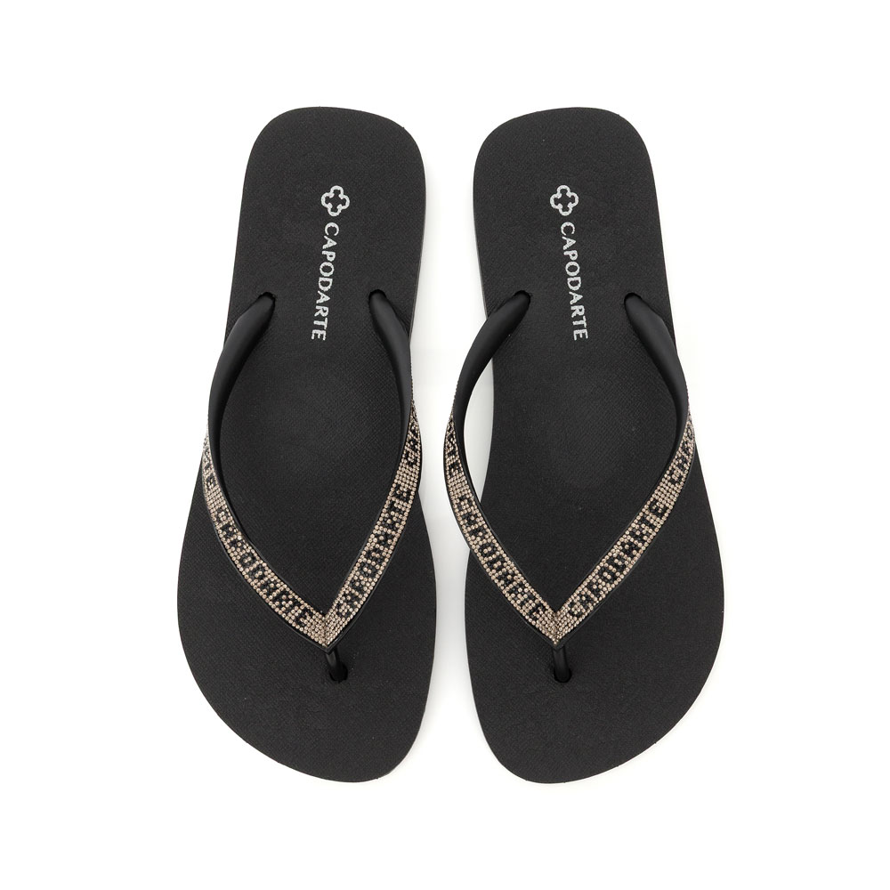 CHINELO DE DEDO TIRAS CAPODARTE PRETO image number 4