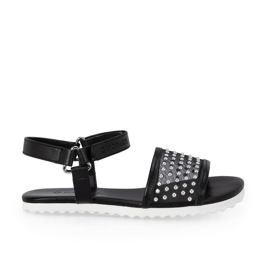 SAND&Aacute;LIA INFANTIL PRETA TELA image number 0