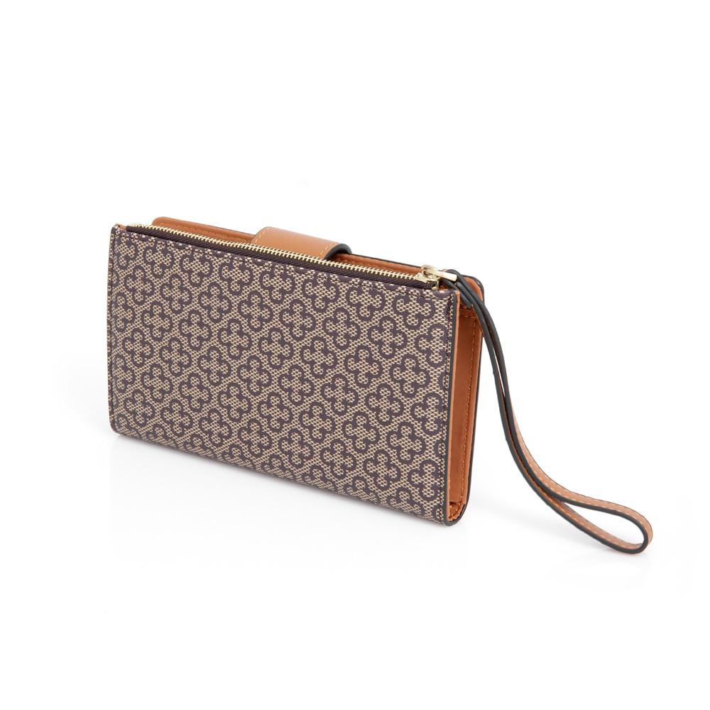 CARTEIRA FEMININA CARAMELO MONOGRAMA image number 2