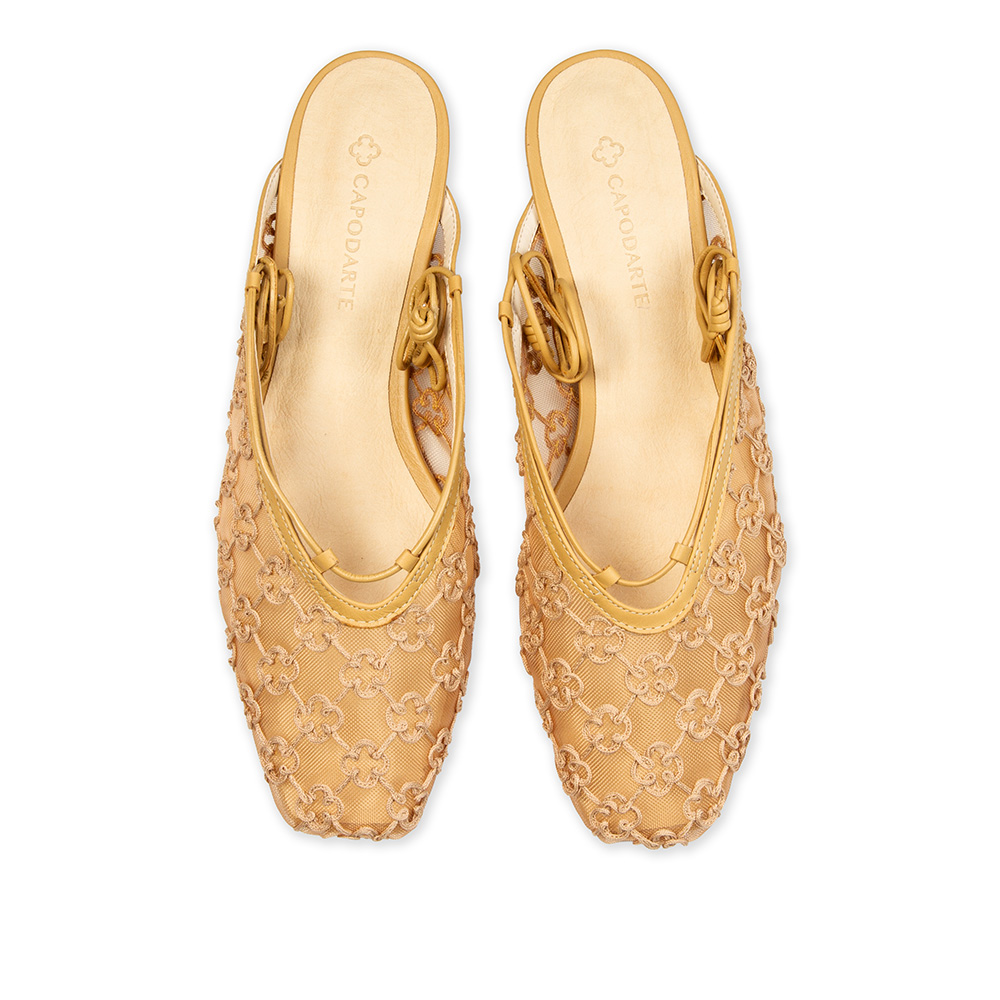 MULE TELA APLICA&Ccedil;&Atilde;O MONOGRAMA BEGE AMARRA&Ccedil;&Atilde;O image number 4