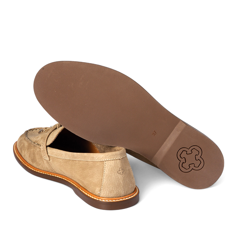 LOAFER MOCASSIM VERDE ALBERO COURO NOBUCK image number 3