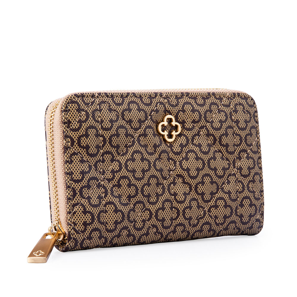 CARTEIRA BEGE MONOGRAMA MATELASS&Ecirc; FEMININA image number 1