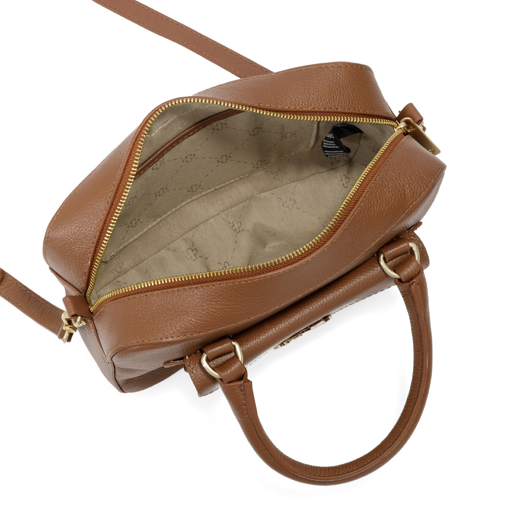 BOLSA TOTE DE COURO CARAMELO MOGNO image number 4