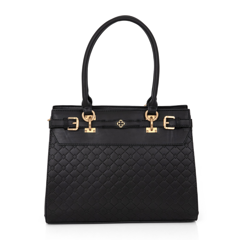 BOLSA GRANDE SHOPPER PRETA TAG image number 0