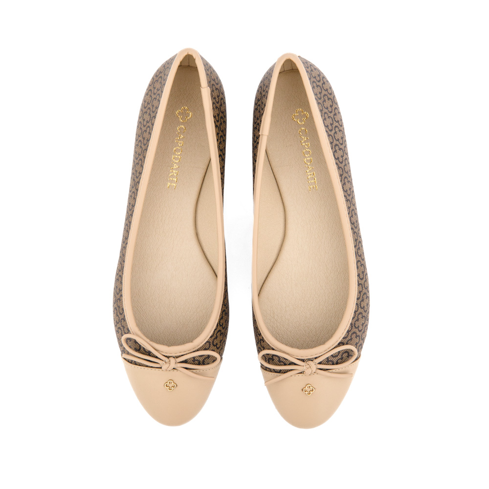 SAPATILHA NUDE SEDA LA&Ccedil;O MONOGRAMA image number 4