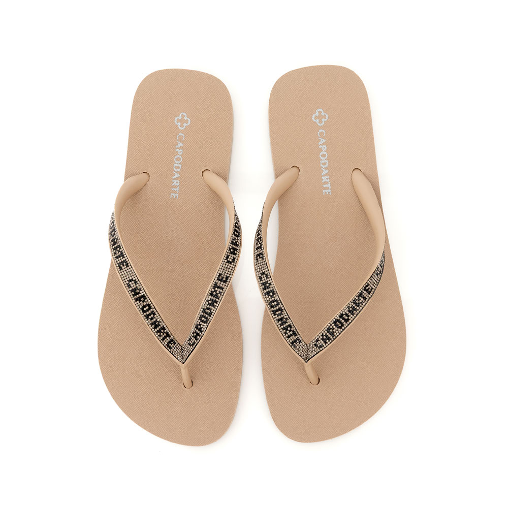 CHINELO DE DEDO NUDE SEDA TIRAS CAPODARTE image number 4