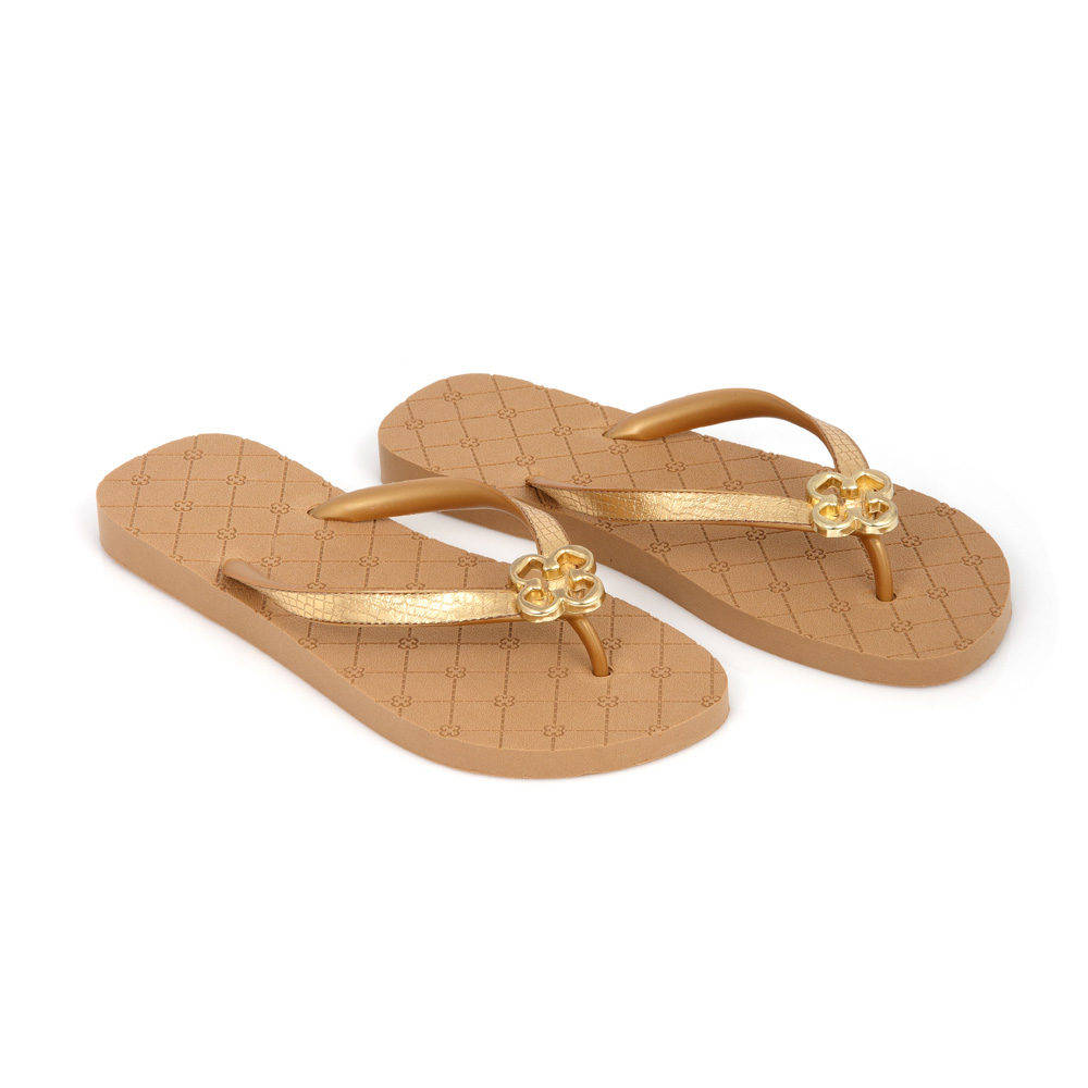 KIT CHINELO DE DEDO E N&Eacute;CESSAIRE DOURADA image number 2