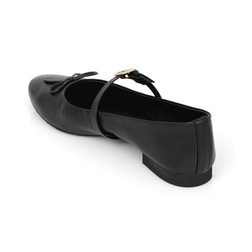 SAPATILHA COURO PRETA image number 2