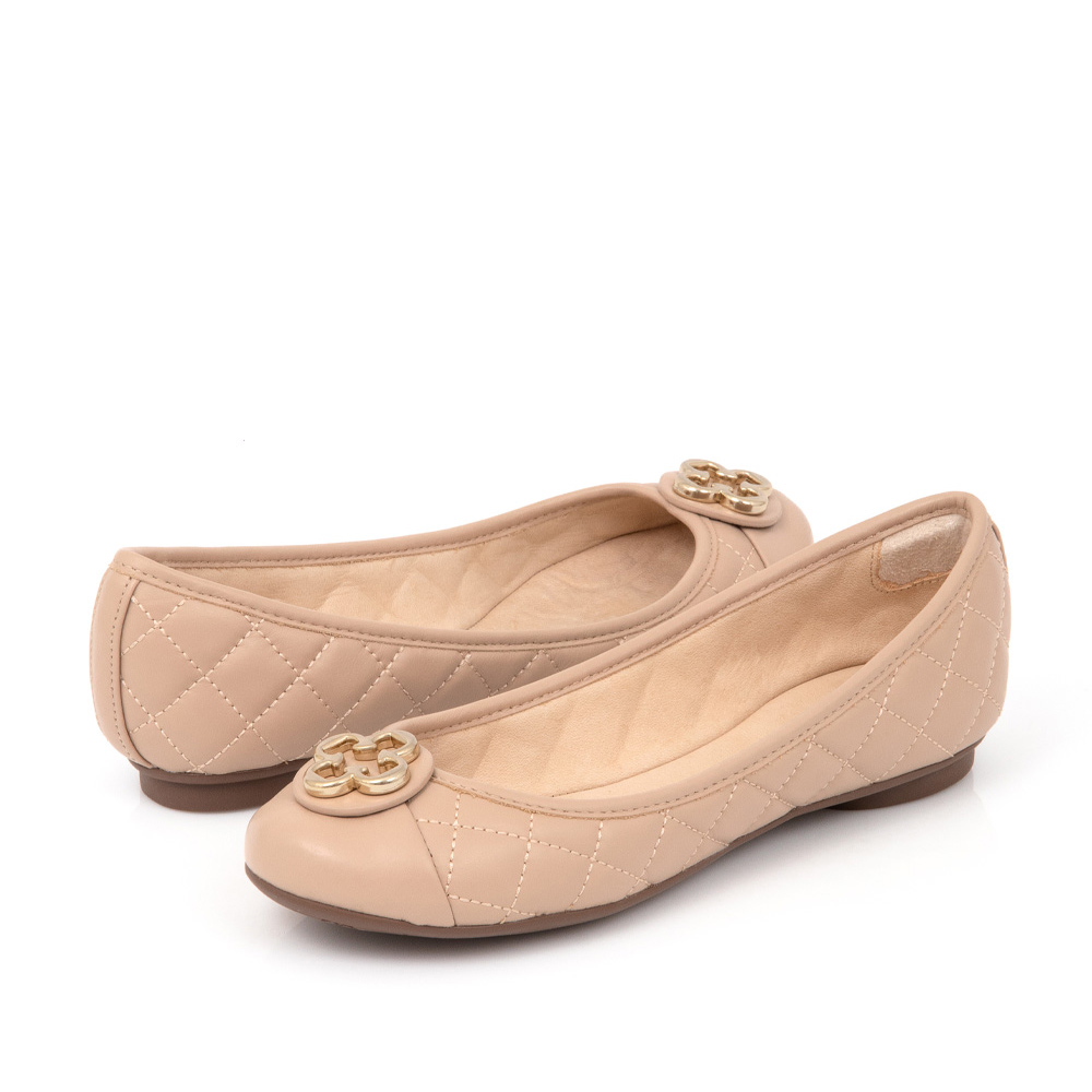 SAPATILHA CATHERINE NUDE SEDA COURO MATELASS&Ecirc; image number 4