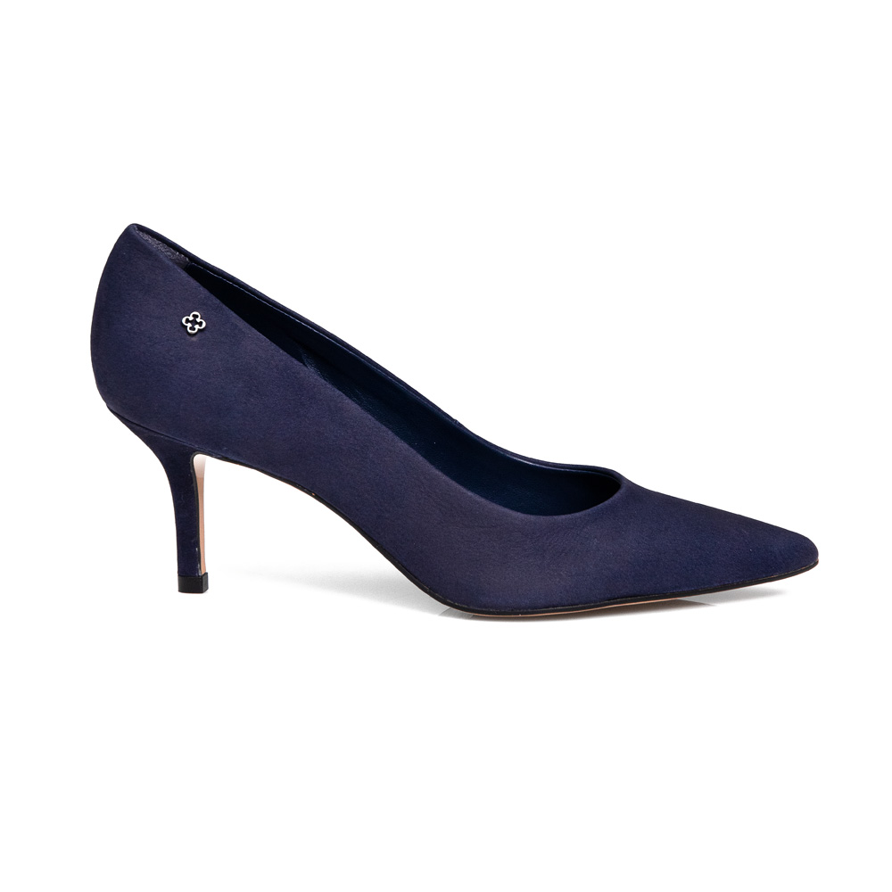 SCARPIN SALTO FINO MARINHO AZZURRO NOBUCK image number 0