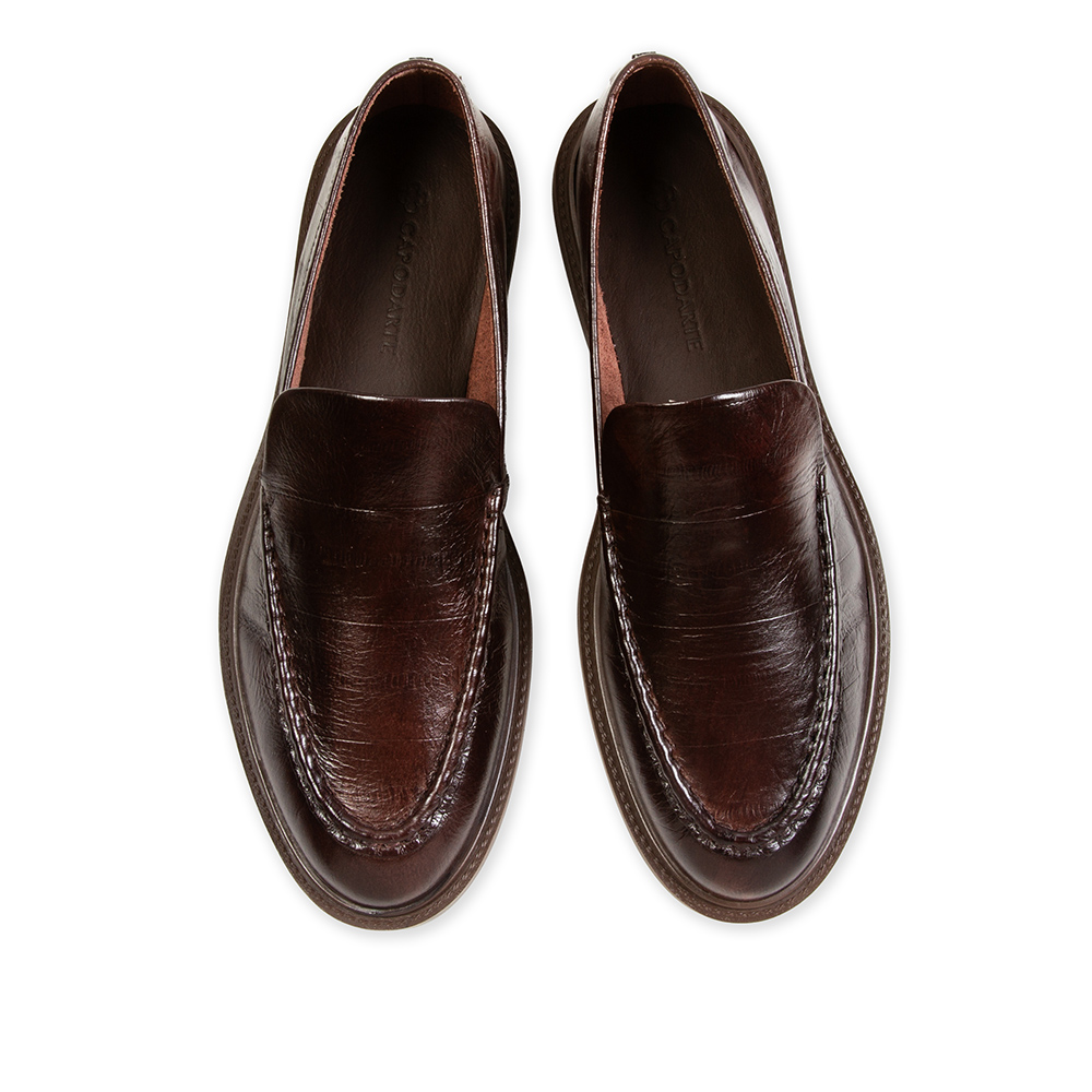 LOAFER MOCASSIM MARROM DE COURO image number 4