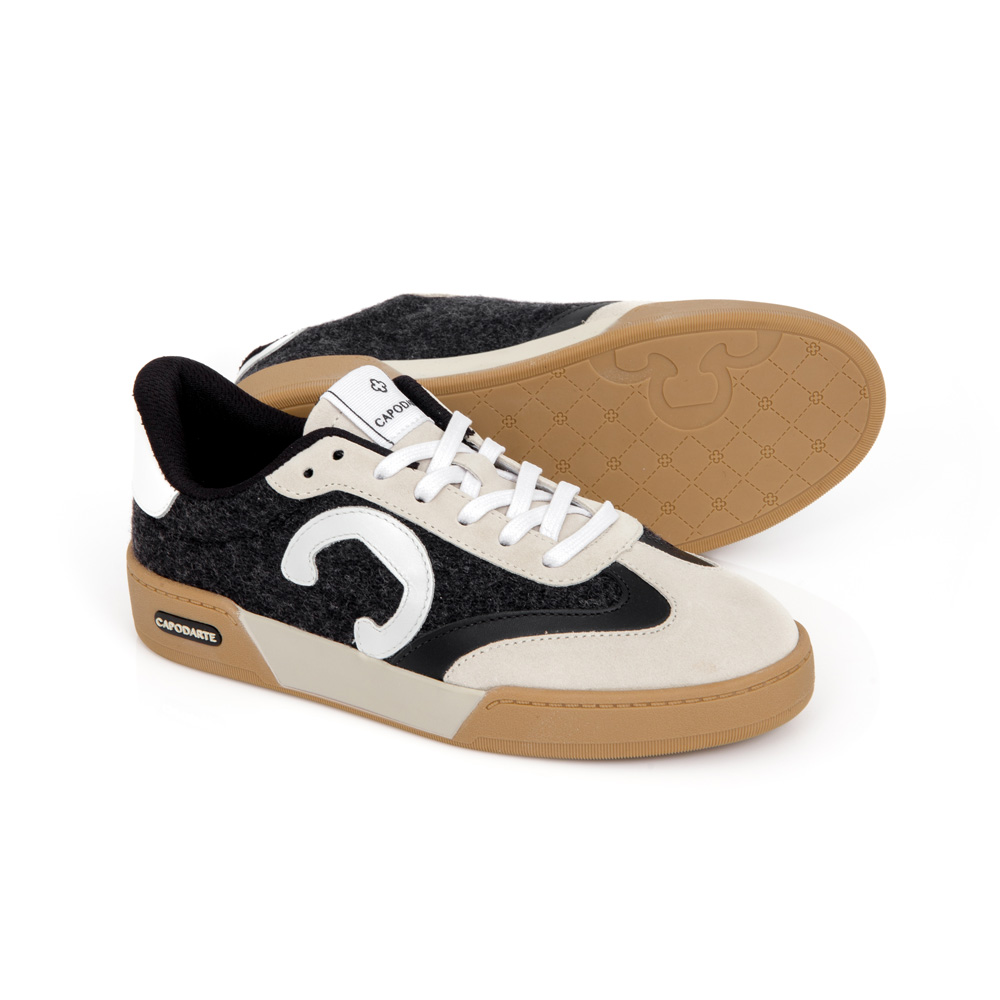 T&Ecirc;NIS DE COURO PRETO AMARRA&Ccedil;&Atilde;O FEMININO image number 3