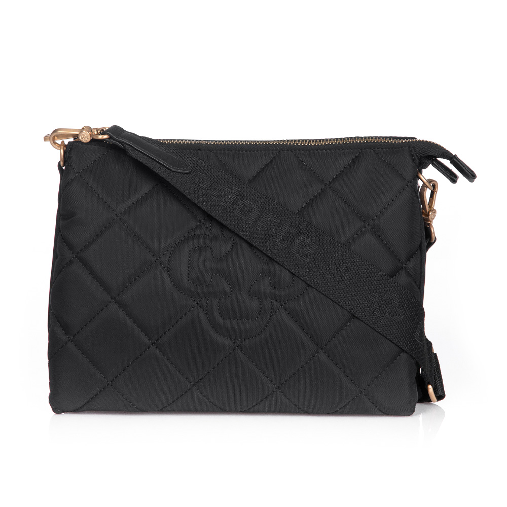 BOLSA PRETA NYLON TRANSVERSAL SHOULDER image number 0