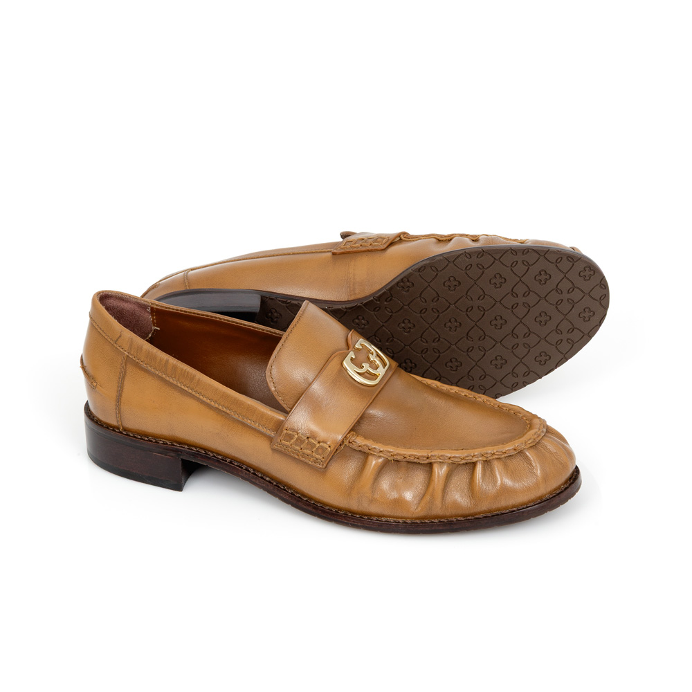 LOAFER MOCASSIM CARAMELO DE COURO image number 3