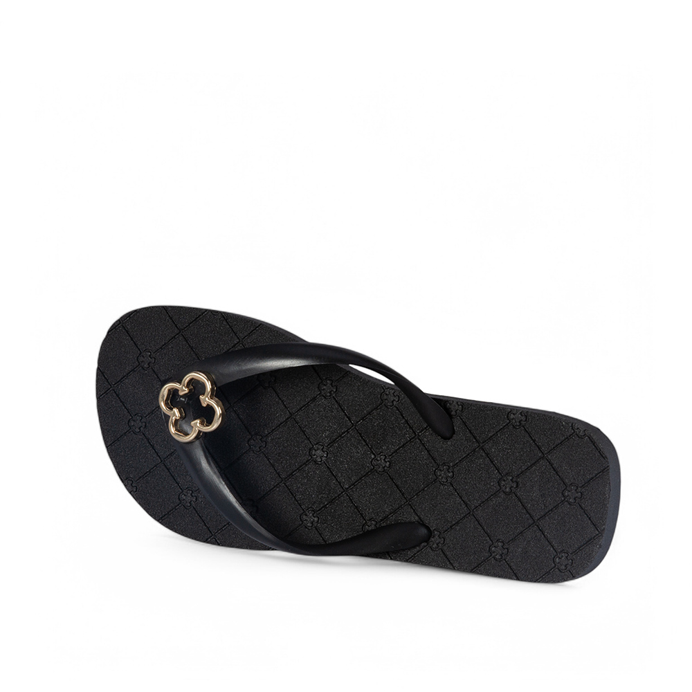 CHINELO DE DEDO INFANTIL PRETO MONOGRAMA image number 2