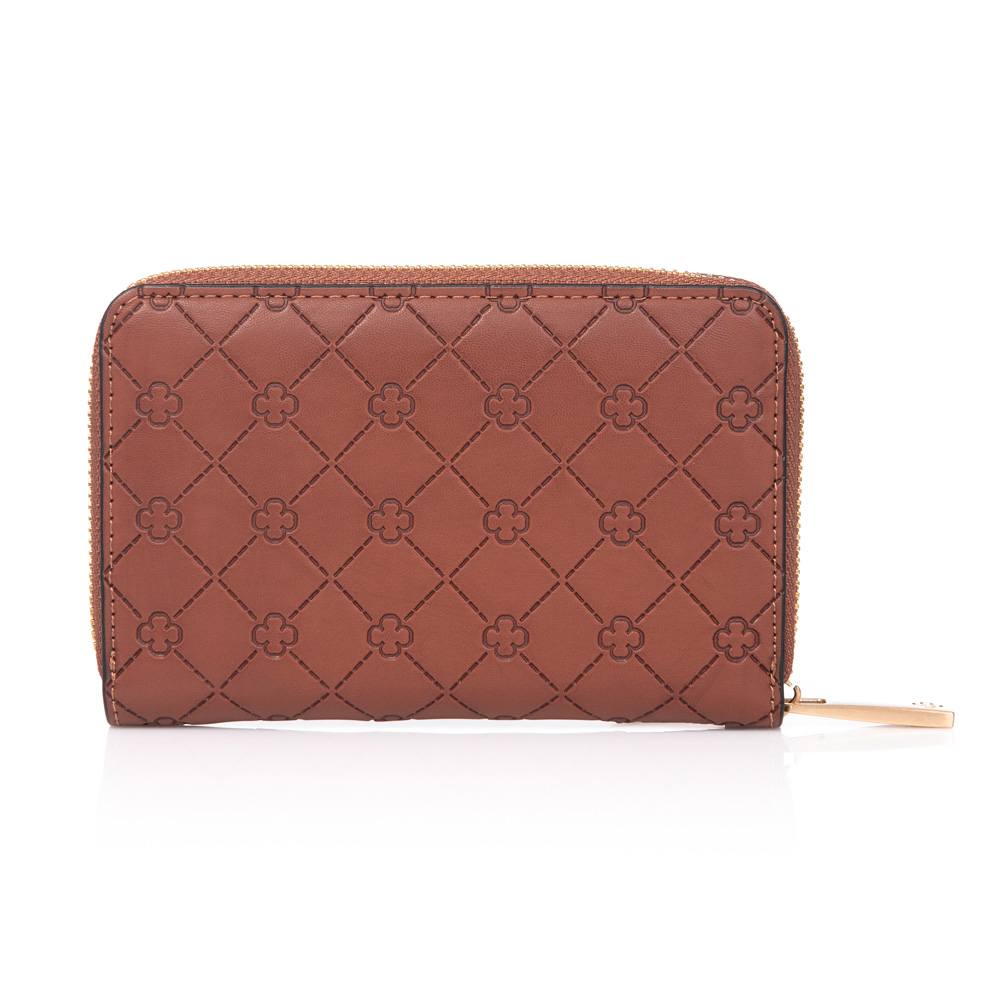 CARTEIRA FEMININA CARAMELO ZÍPER image number 3