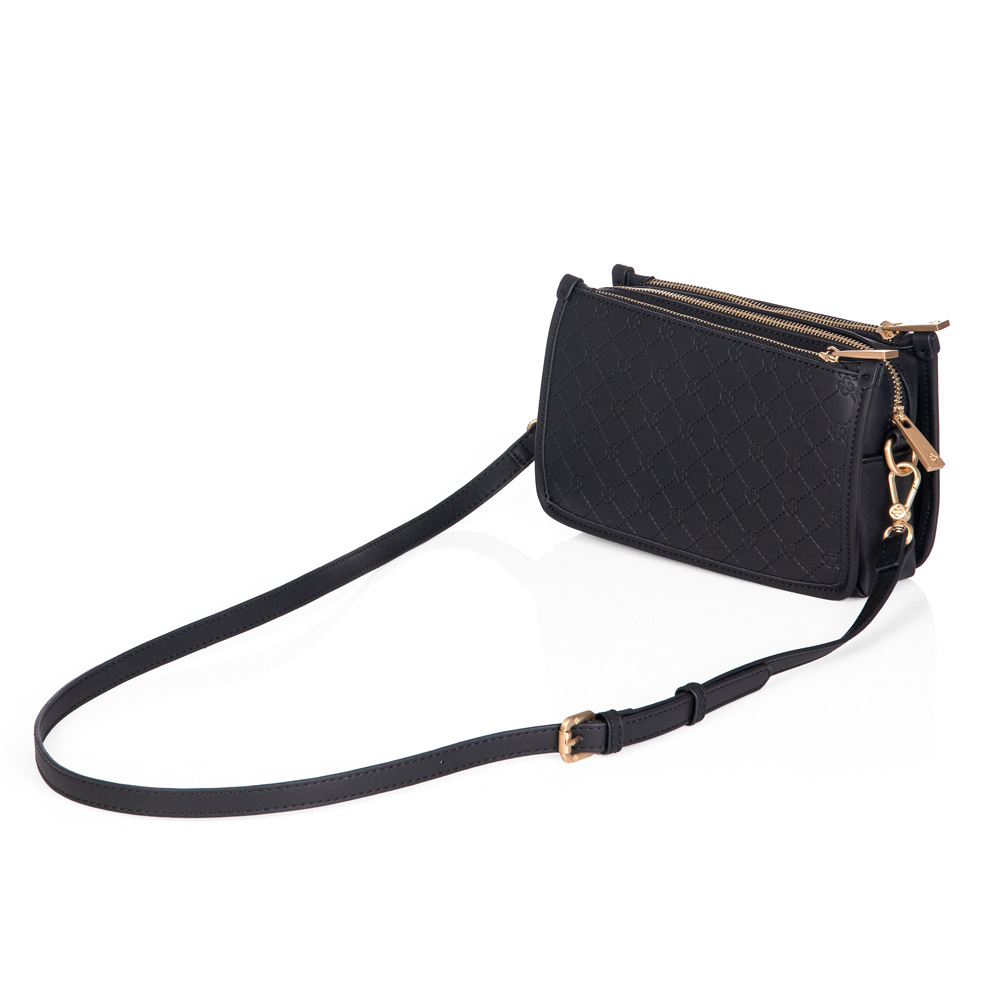 BOLSA PRETA TRANSVERSAL SHOULDER BAG image number 1