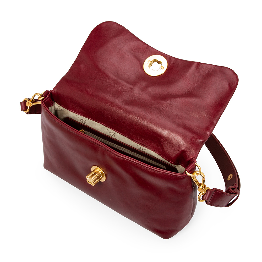 BOLSA SHOULDER BAG COURO AMARONE image number 4