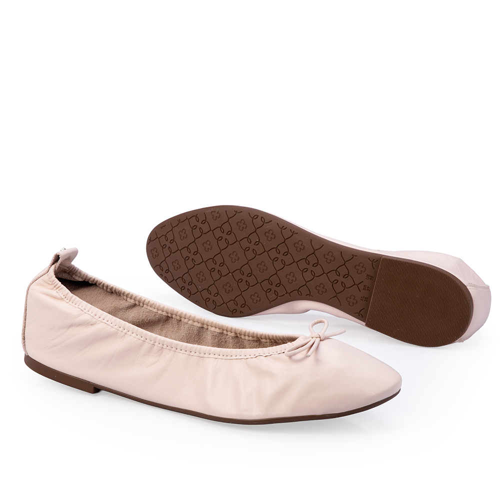 SAPATILHA ROSA PE&Ocirc;NIA COURO LA&Ccedil;O image number 3