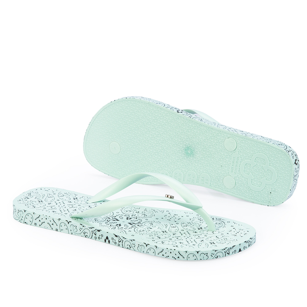 CHINELO DE DEDO ESTAMPA PAISLEY VERDE MATCHA image number 3