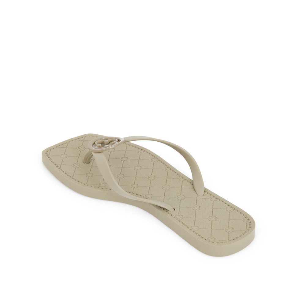 CHINELO DE DEDO VERDE ALBERO BICO QUADRADO MONOGRAMA image number 2