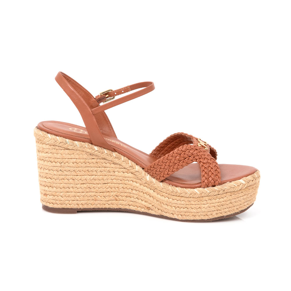 SAND&Aacute;LIA SALTO ANABELA CARAMELO CAMEL TRAN&Ccedil;ADA image number 0