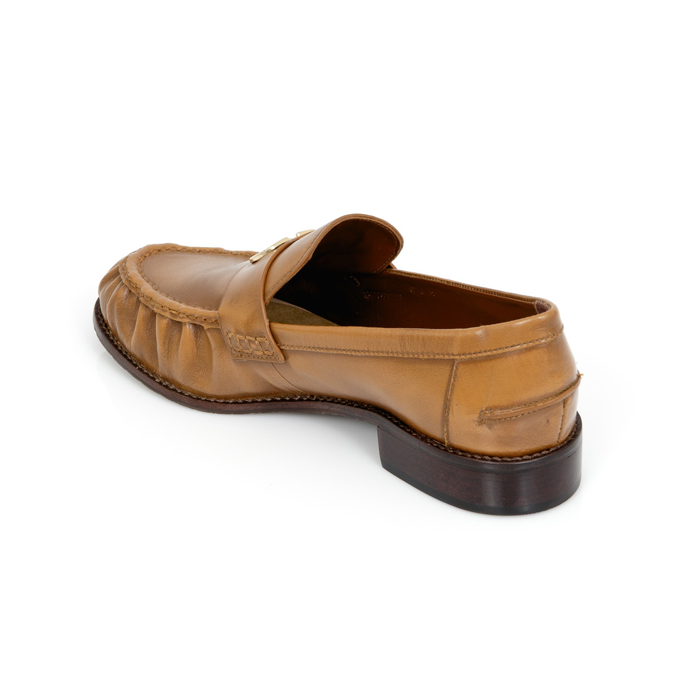 LOAFER MOCASSIM CARAMELO DE COURO image number 2