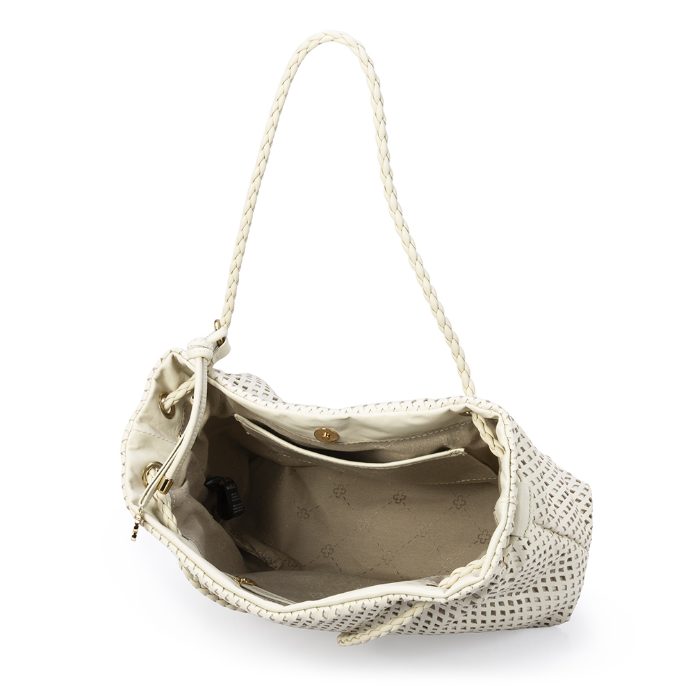 BOLSA BRANCA DUNA DE COURO SHOPPER image number 4